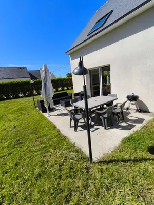 Jardin de l'établissement Ty ar steredenn maison avec jardin , plage à pied