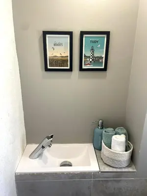 Salle de bains dans l'établissement Le 139'