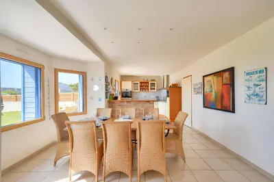 Plan de l'établissement Vue mer ! À 200m de la plage, maison pour 9