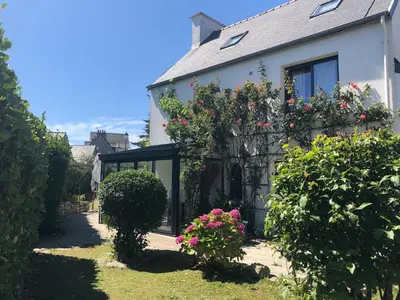 Jardin de l'établissement Villa aux roses
