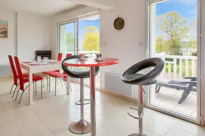 Plan de l'établissement Proche plages et commerces, appartement pour 4