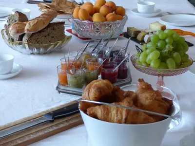 Nourriture dans le B&B/chambre d'hôtes ou à proximité
