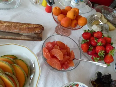 Nourriture dans le B&B/chambre d'hôtes ou à proximité