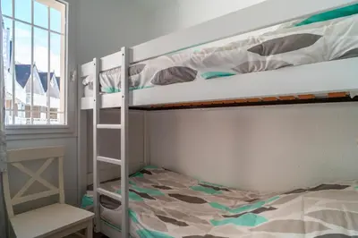 Un ou plusieurs lits dans un hébergement de l'établissement Didou - T3 vue mer - plage à 40m