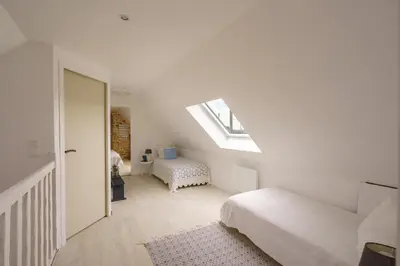 Un ou plusieurs lits dans un hébergement de l'établissement Maison Bretonne - Proche des plages