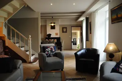Coin salon dans l'établissement Les hauts de Kerdilis