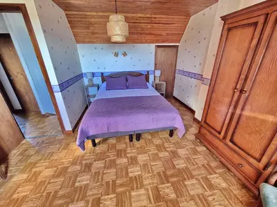 Un ou plusieurs lits dans un hébergement de l'établissement 697-Villa Hent Kost la mer a 10m
