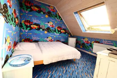 Un ou plusieurs lits dans un hébergement de l'établissement 634-Villa Ker Ys a 300m de la plage