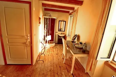 Coin salon dans l'établissement 634-Villa Ker Ys a 300m de la plage