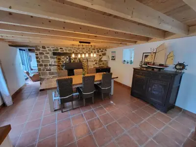 Cuisine ou kitchenette dans l'établissement 375- Villa Ker Goulien a 100m de la plage