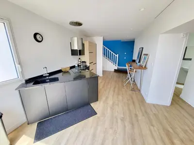 Télévision ou salle de divertissement dans l'établissement 713-Villa du Roz-Grand confort