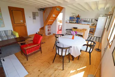 Cuisine ou kitchenette dans l'établissement 704-Villa du marin plage a 300m