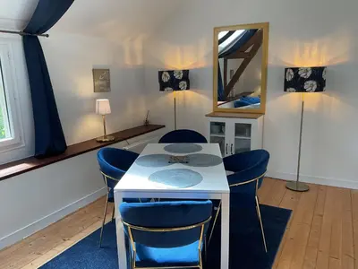 Plan de l'établissement Maison cosy avec extérieur et piscine partagée