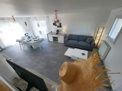 Coin salon dans l'établissement Cosy /Calme /Accueil chaleureux