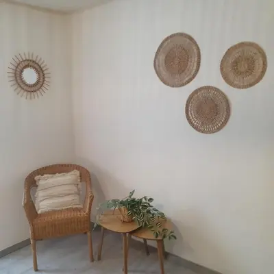 Coin salon dans l'établissement Appartement La Garance, Gites de Daumesnil