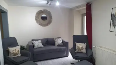 Coin salon dans l'établissement Appartement La Garance, Gites de Daumesnil