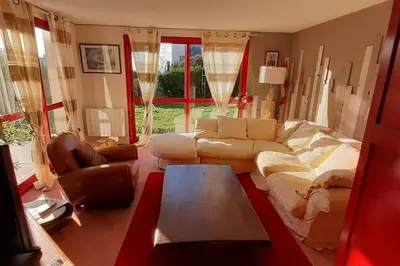 Coin salon dans l'établissement un amour de maison