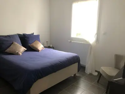 Un ou plusieurs lits dans un hébergement de l'établissement Anne Sophie Chambre chez lhabitant