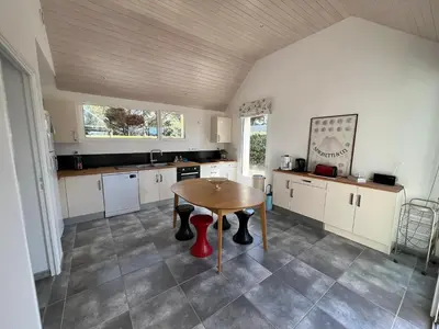 Cuisine ou kitchenette dans l'établissement Ker Askol