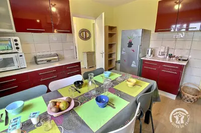Cuisine ou kitchenette dans l'établissement Toul ar lan