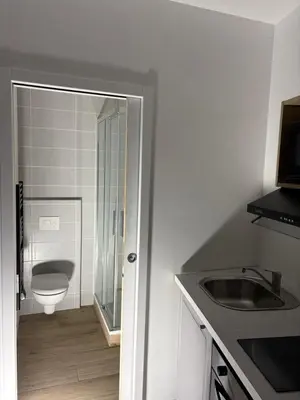 Salle de bains dans l'établissement Brest Centre Studio