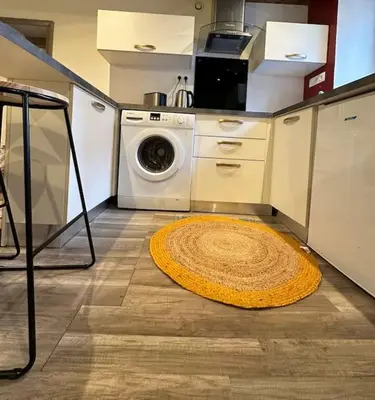 Cuisine ou kitchenette dans l'établissement Maison de charme - Cœur de Brest