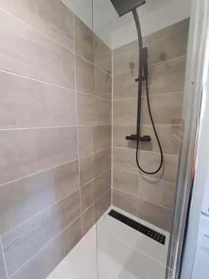 Salle de bains dans l'établissement Studio Pleuven