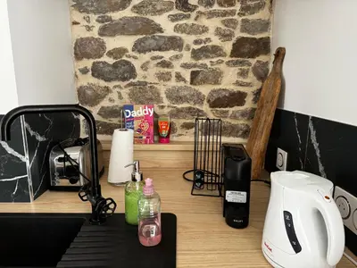 Plateau bouilloire dans l'établissement Studio confortable