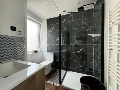 Salle de bains dans l'établissement Studio confortable