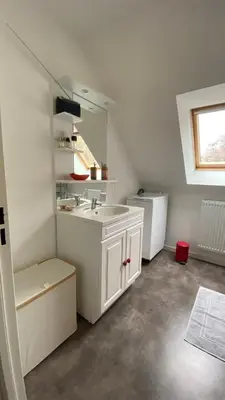 Cuisine ou kitchenette dans l'établissement Très beau T3 proche plage