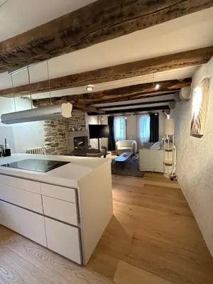 Cuisine ou kitchenette dans l'établissement Ar Barzh Kadiou II
