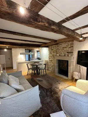 Cuisine ou kitchenette dans l'établissement Ar Barzh Kadiou II