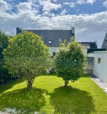 Jardin de l'établissement -Ty Léodele- maison Concarneau