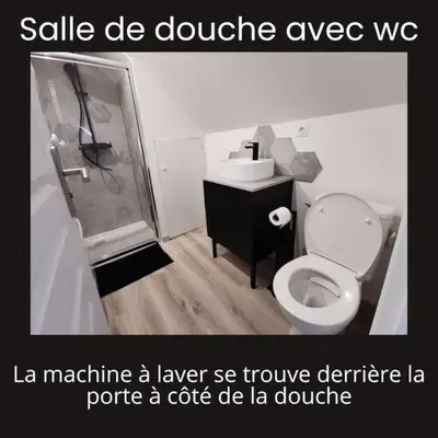 Plan de l'établissement * Ty cocon * wifi * parking * moderne *