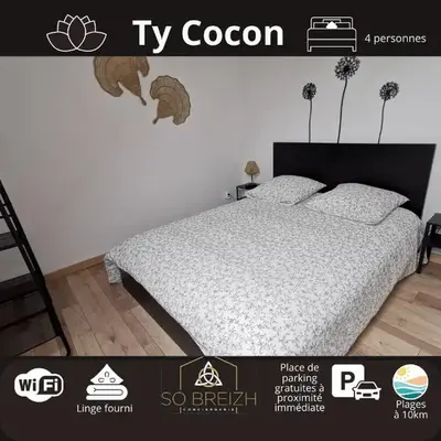 * Ty cocon * wifi * parking * moderne *