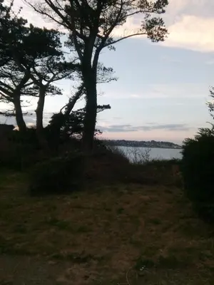 Paysage naturel près de le camping