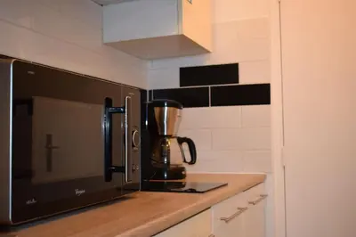 Cuisine ou kitchenette dans l'établissement Studio au centre ville de Concarneau