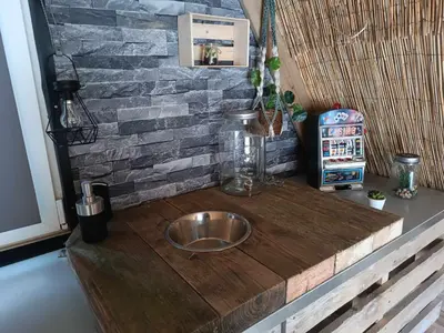 Plan de l'établissement Cabane Tipi près du phare du Minou en pleine campagne GR34 vélo calme isolé ferme