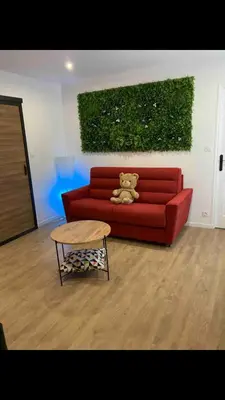 Coin salon dans l'établissement Centre Quimper, animaux déclarés acceptés