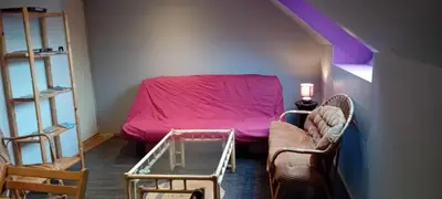 Coin salon dans l'établissement Maison Canal de Nantes à Brest
