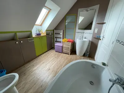 Salle de bains dans l'établissement Penty Melwenn