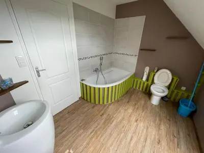Salle de bains dans l'établissement Penty Melwenn