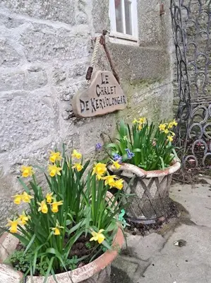 Jardin de l'établissement Le Gîte du Château Kervolongar