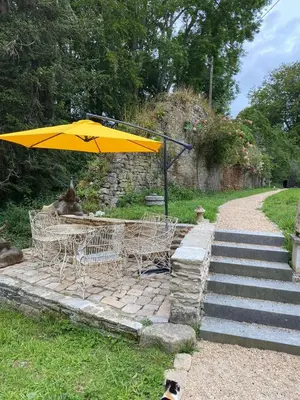 Jardin de l'établissement Le Gîte du Château Kervolongar