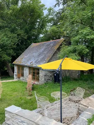 Jardin de l'établissement Le Gîte du Château Kervolongar