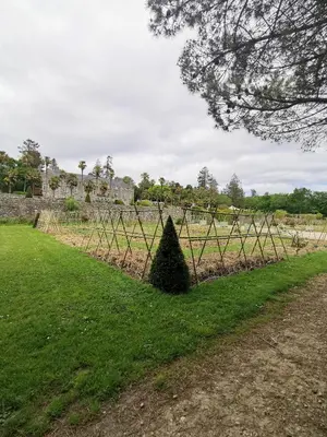 Jardin de l'établissement Mobil-home dans le calme du Domaine de Lanniron R24