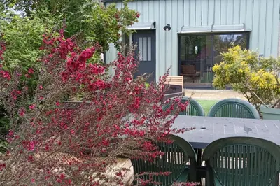 Jardin de l'établissement Location gîte Plestin les grèves