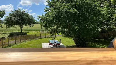Jardin de l'établissement Ty Oliv- entre terre et ocean