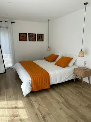 Un ou plusieurs lits dans un hébergement de l'établissement VILLA BENODET 4 Etoiles