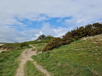 Paysage naturel près de le camping
